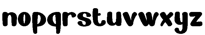 THUNDER KILLER Regular Font LOWERCASE