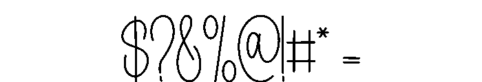 Thackeray Font OTHER CHARS