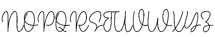 Thackeray Font UPPERCASE