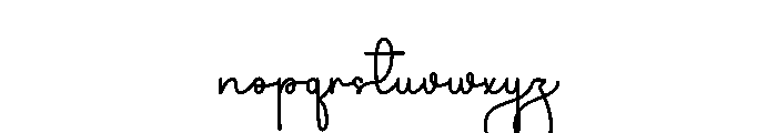 Thackeray Font LOWERCASE