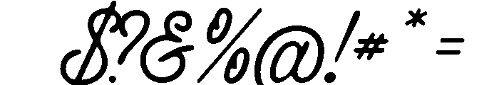 Thagline-Regular Font OTHER CHARS