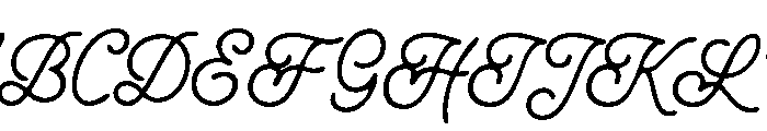 Thagline-Regular Font UPPERCASE