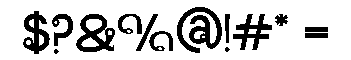 Thailong Regular Font OTHER CHARS
