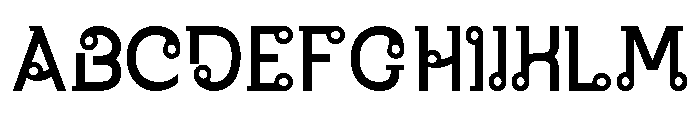 Thailong Regular Font UPPERCASE