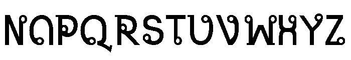 Thailong Regular Font UPPERCASE