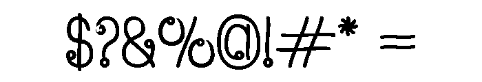 Thailook Regular Font OTHER CHARS