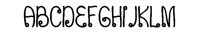Thailook Regular Font UPPERCASE