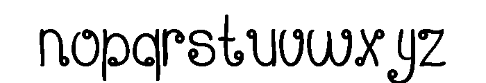 Thailook Regular Font LOWERCASE