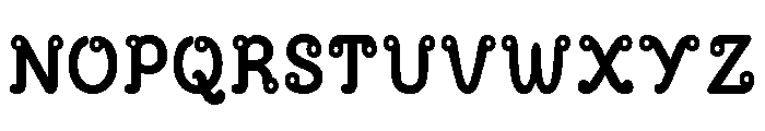 Thailoop Regular Font UPPERCASE