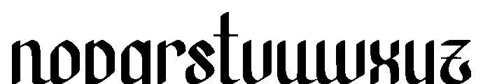 Thalabul Ilmi Font LOWERCASE