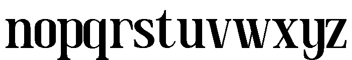 Thalier Estelle Regular Font LOWERCASE