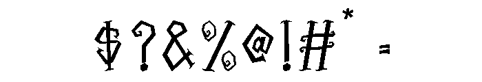 Thalike Font OTHER CHARS