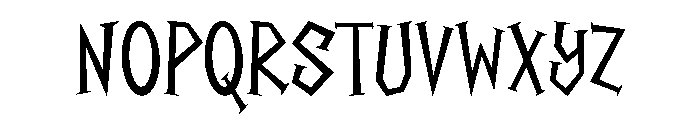 Thalike Font UPPERCASE
