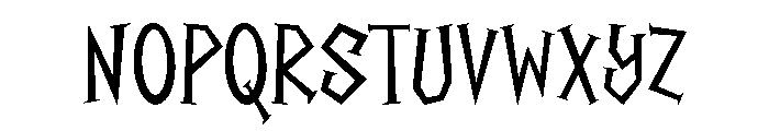 ThalikeRegular Font UPPERCASE