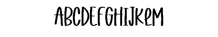 Thalita Children Font UPPERCASE
