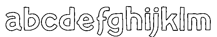 Thalora Outline FONT