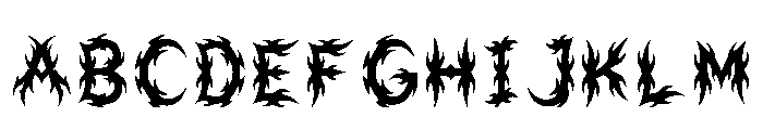 Thames Regular Font UPPERCASE