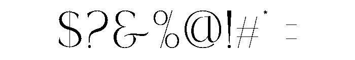 Thamy Font OTHER CHARS