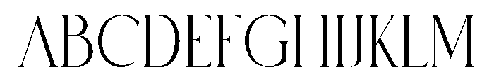 Thamy Font UPPERCASE