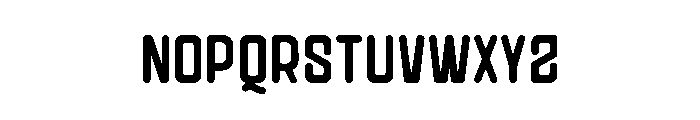 Thanester Font LOWERCASE