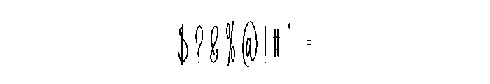 Thank Beach Font OTHER CHARS