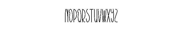 Thank Beach Font LOWERCASE