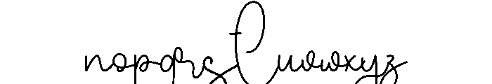 Thank Daddy Font LOWERCASE