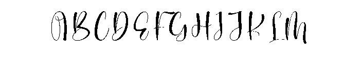 Thankful Family1 Font UPPERCASE