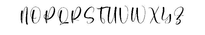 Thankful Family1 Font UPPERCASE