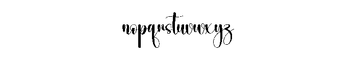 Thankful Family1 Font LOWERCASE