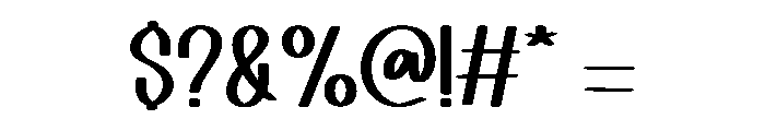 Thankful Remember Regular Font OTHER CHARS
