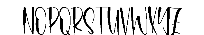 Thankful Valentine Font UPPERCASE