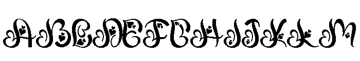 Thanks Beauty Font UPPERCASE