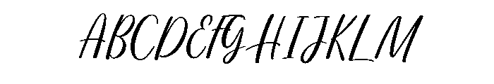 Thanks Pastel Font UPPERCASE