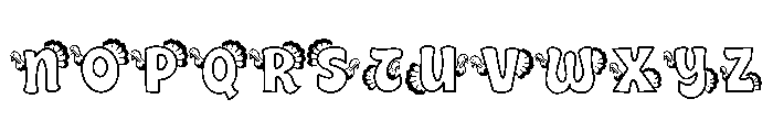 Thanksgiving Turkey Font LOWERCASE