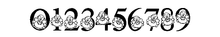 Thanksgiving hand drawn Font OTHER CHARS