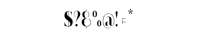 Thayang Font OTHER CHARS