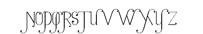 The Alkomadty Font UPPERCASE