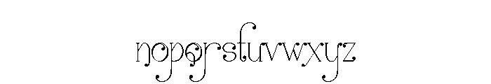 The Alkomadty Font LOWERCASE