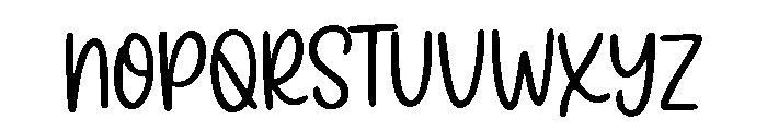 The Alphabet Youbie Regular Font UPPERCASE