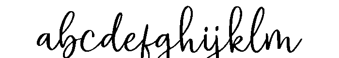 The Alphabet Youbie Thin Script FONT