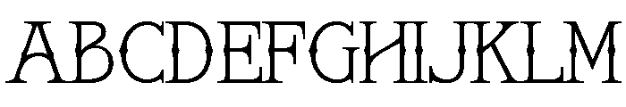 The Altar Sight Regular Font UPPERCASE