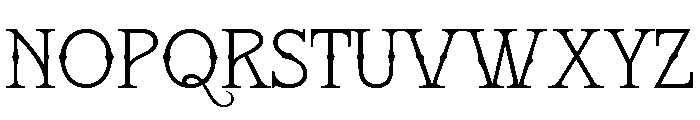 The Altar Sight Regular Font UPPERCASE