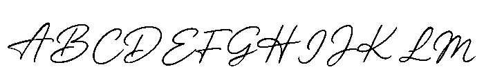 The Amiratte Font UPPERCASE