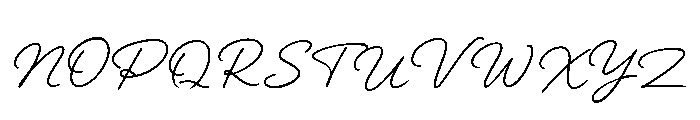 The Amiratte Font UPPERCASE