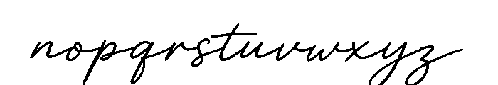 The Amiratte Font LOWERCASE