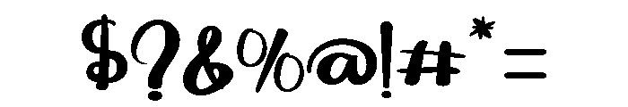 The Aremia Regular Font OTHER CHARS