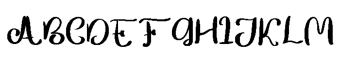 The Aremia Regular Font UPPERCASE