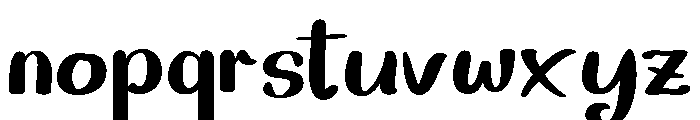 The Aremia Regular Font LOWERCASE