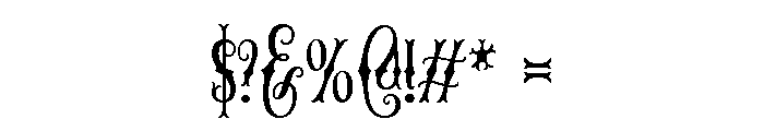 The Arkanes Decorative Base Font OTHER CHARS